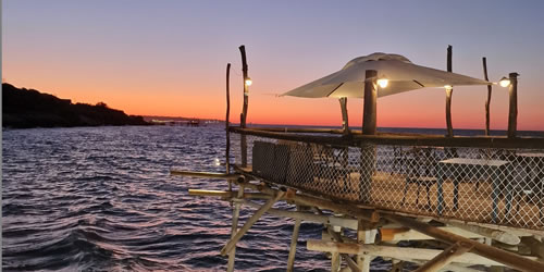 Cene sul Trabocco sul panorama Costa dei Trabocchi